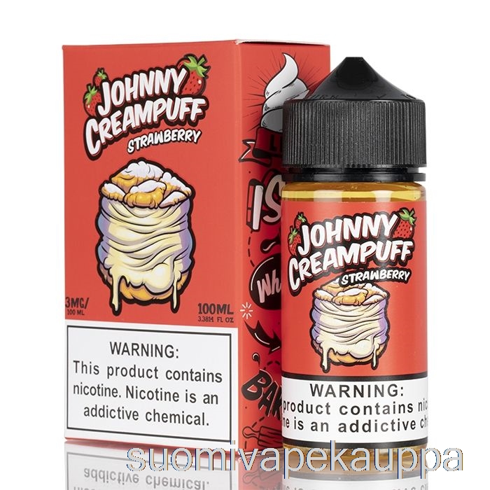 Vape Suomi Mansikka - Johnny Creampuff - 100ml 0mg